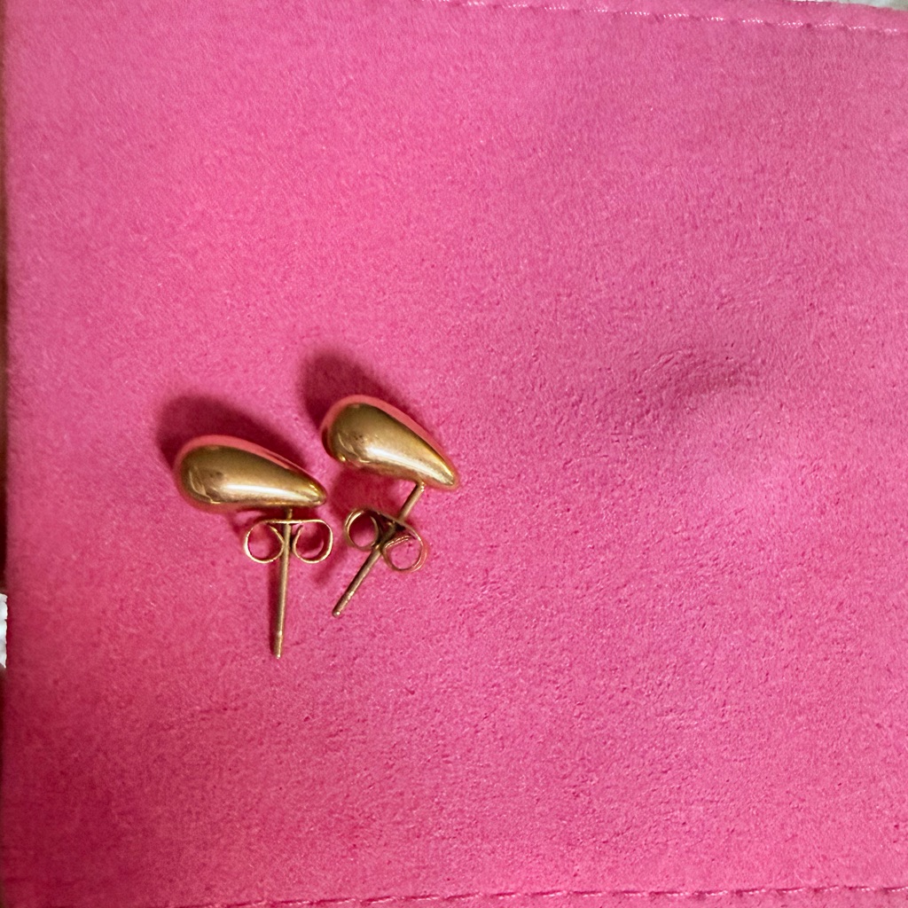 Elegant Gold Teardrop Earrings